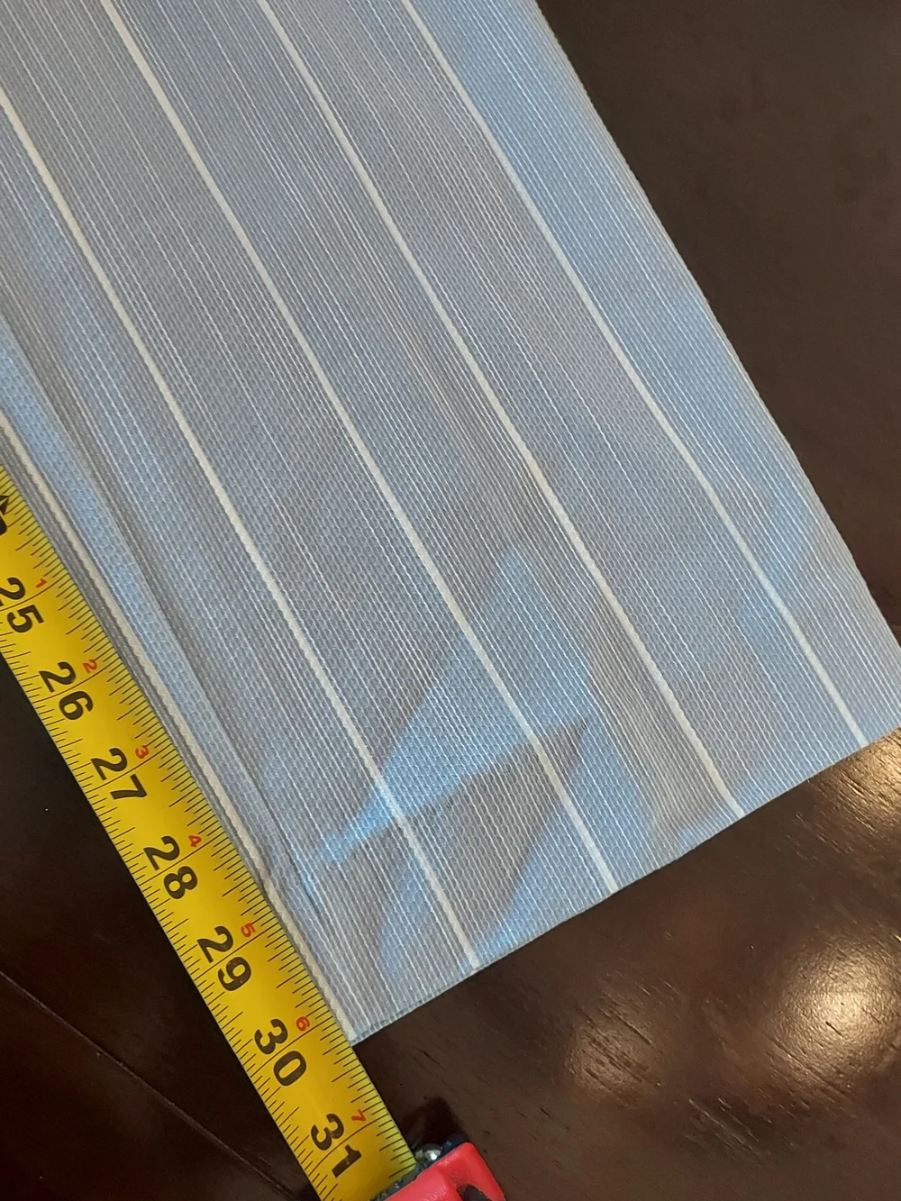 Claiborne Light Blue Pinstripe Wide-Leg Pants - Picture 12 of 13